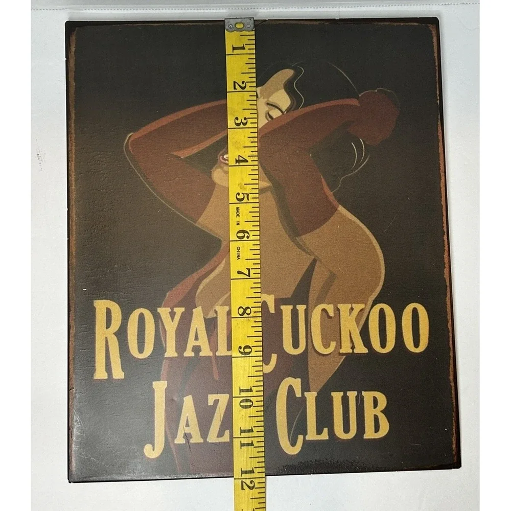 Royal‎ Cuckoo Jazz Club Retro Vintage Re-pop Sign Man Cave Garage Pub Decor